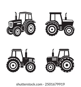 Farm tractor retro sketch. Agricultural machinery vector illustration. Tractors Vector illustration, 