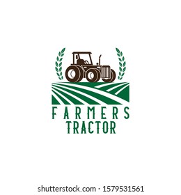 farm and tractor vintage logo