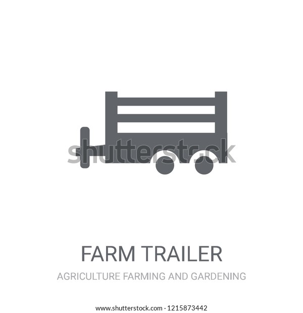 farm Trailer\
icon. Trendy farm Trailer logo concept on white background from\
Agriculture Farming and Gardening collection. Suitable for use on\
web apps, mobile apps and print\
media.