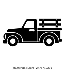 Farm Truck Icon Vector Design Template