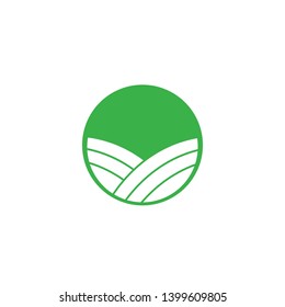 Farm vector agriculture organic icon illustration