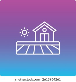 Farm vector icon. Can be used for printing, mobile and web applications.