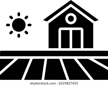 Farm vector icon. Can be used for printing, mobile and web applications.