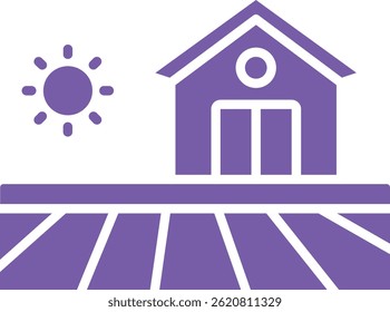Icono de Vector de la granja. Se puede utilizar para aplicaciones de impresión, móviles y de Web.