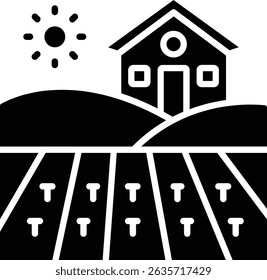 Farm vector icon. Can be used for printing, mobile and web applications.