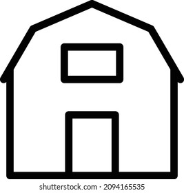 farm vector illustration isolated on a transparent background. stroke vector icons for concept or web graphics.