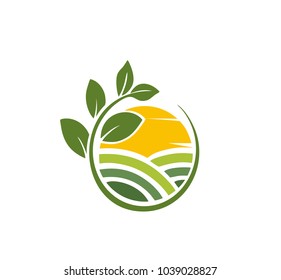 farm vector logo