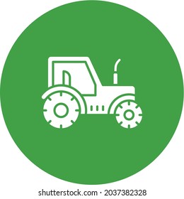 Imagen vectorial del icono del vehículo de granja. También se puede usar en Village. Adecuado para aplicaciones móviles, aplicaciones web y medios impresos.