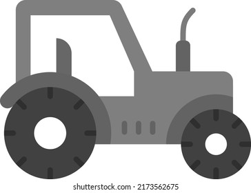 Imagen vectorial del icono del vehículo de granja. También se puede usar en Village. Adecuado para aplicaciones móviles, aplicaciones web y medios impresos.