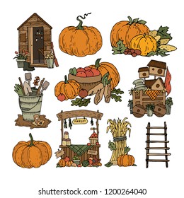 farm vintage set