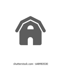 Farm warehouse icon in trendy flat style isolated on white background. Symbol for your web site design, logo, app, UI. Vector illustration, EPS