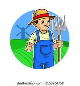 the farm worker cartoon