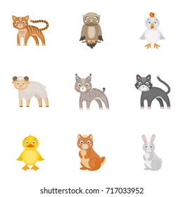Farm, zoo, ecology and other web icon in cartoon style.Marsupial, Australia, nature icons in set collection.