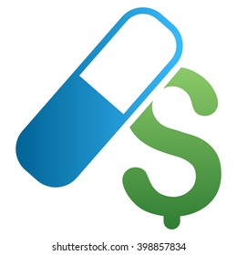 Farma Business vector toolbar icon for software design. Style is a gradient icon symbol on a white background.
