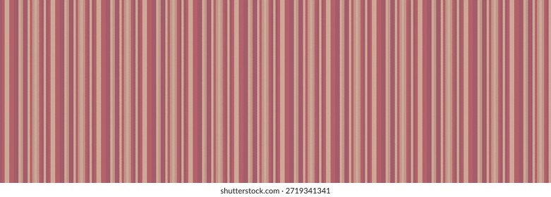 Farment Streifen Vektor Textur, wählen Hintergrund nahtlose Linien. Flanket Stoff vertikalen Muster Textil in rot und hellen Farben Palette.