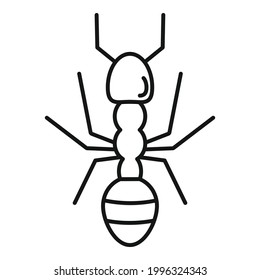 Farmer ant icon. Outline Farmer ant vector icon for web design isolated on white background