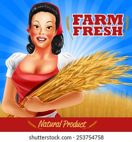 farmer banner for agricolture