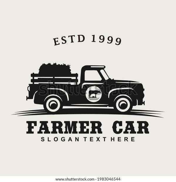 Farmer car brand logo
vector