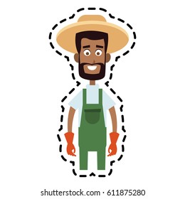 farmer cartoon  icon image 