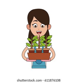 farmer cartoon  icon image 