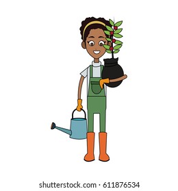 farmer cartoon  icon image 