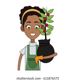 farmer cartoon  icon image 
