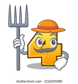 Farmer character number four on the wall