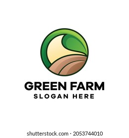 Farmer Colorful Gradient Logo Design