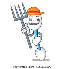 farmer cotton swab character cartoon