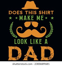 Diseño vectorial de camisetas de papá de granjero 