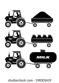 farmer delivering products