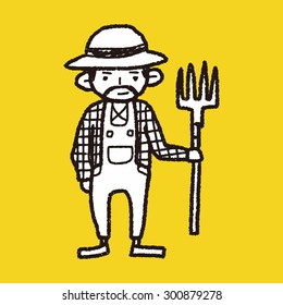 farmer doodle