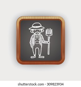 farmer doodle