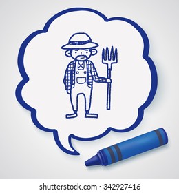 farmer doodle