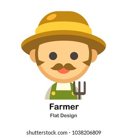 Farmer Flat illustration