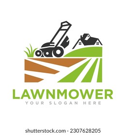 Farmer and Gardener Logo Design Illustration
