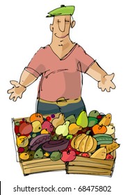 farmer and harvest