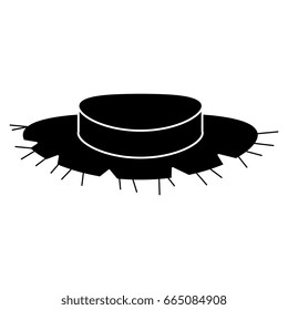 farmer hat isolated icon