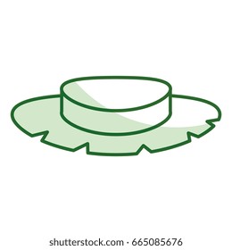 farmer hat isolated icon