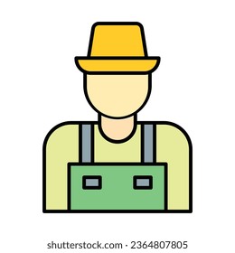 Farmer Icon Design For Personal And Comercial Use