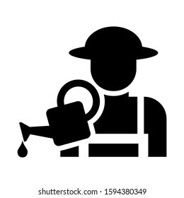 farmer icon isolated sign symbol vector illustration - high quality black style vector icons
