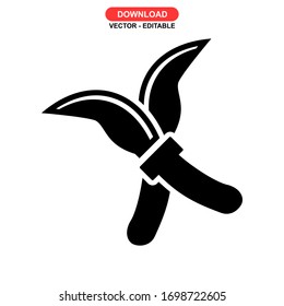 farmer icon or logo isolated sign symbol vector illustration - high quality black style vector icons
