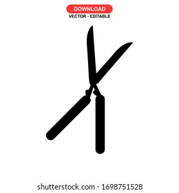 farmer icon or logo isolated sign symbol vector illustration - high quality black style vector icons
