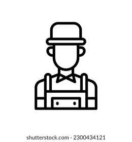 farmer icon for your website design, logo, app, UI.