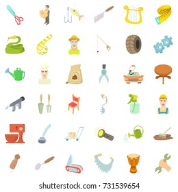 Farmer icons set. Cartoon style of 36 farmer vector icons for web isolated on white background