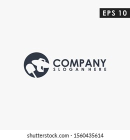Farmer Logo Design Modern Vector Template. Farmer. Vector Illustration