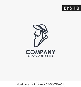 Farmer Logo Design Modern Vector Template. Farmer. Vector Illustration