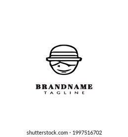 icono de plantilla de diseño de logotipo de agricultor ilustración vectorial moderna