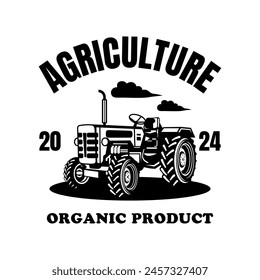 Farmer logo sign badge isolated. Farmers market logo with background vector design