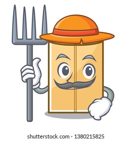 Farmer mailer envelope in the character shape